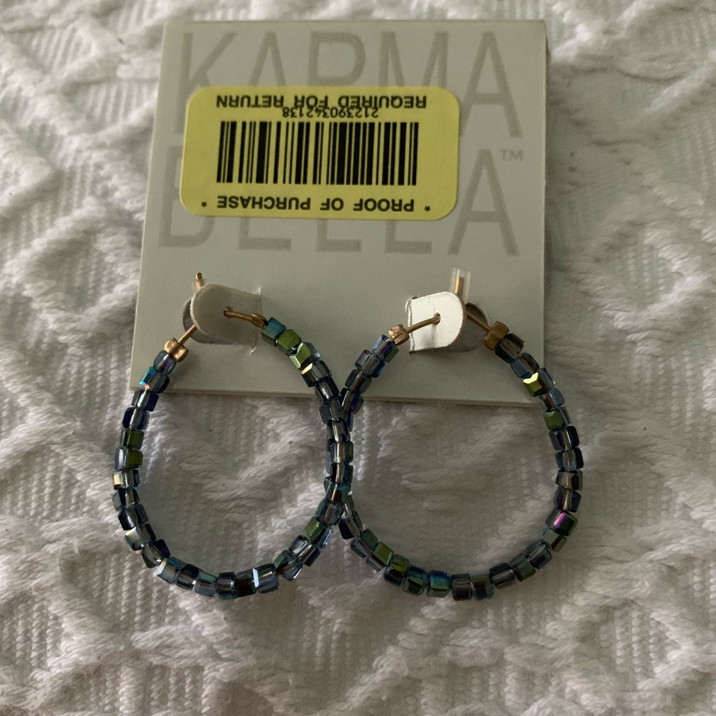 Nwt Karma Bella Bead Earrings